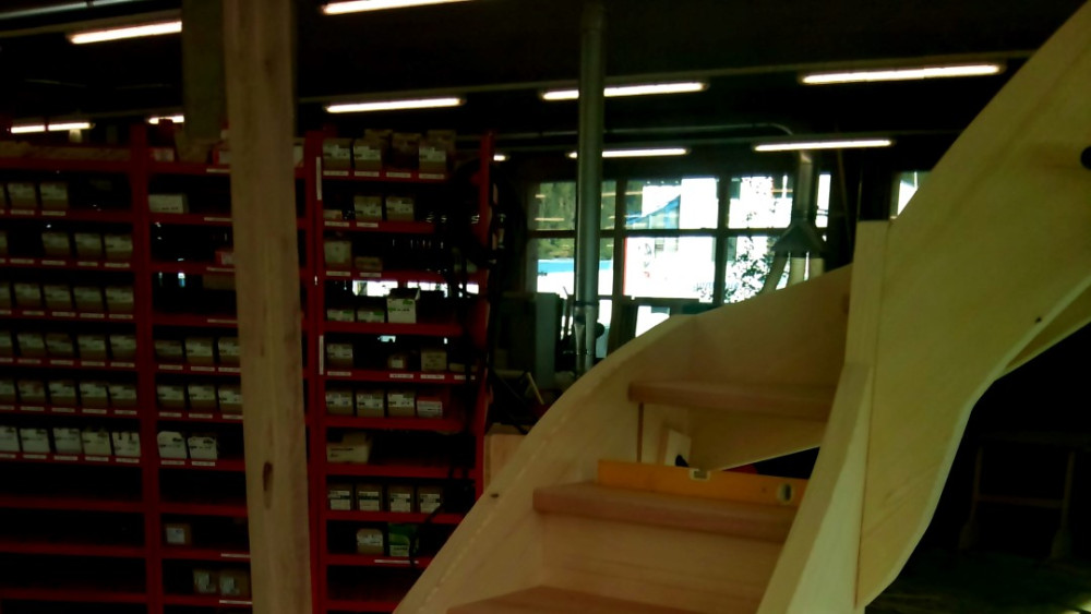 Holztreppe